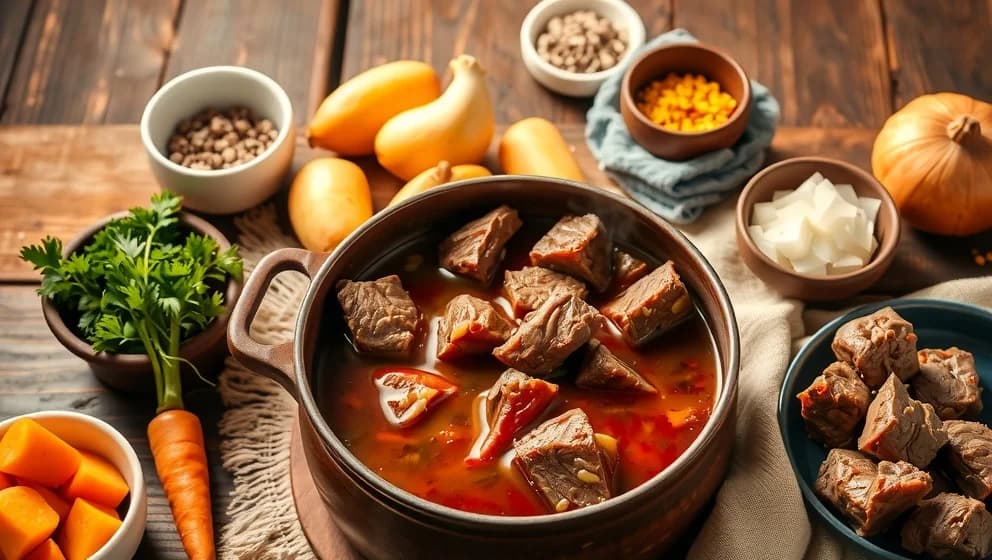 Gammaldags köttsoppa som farmor gjorde den